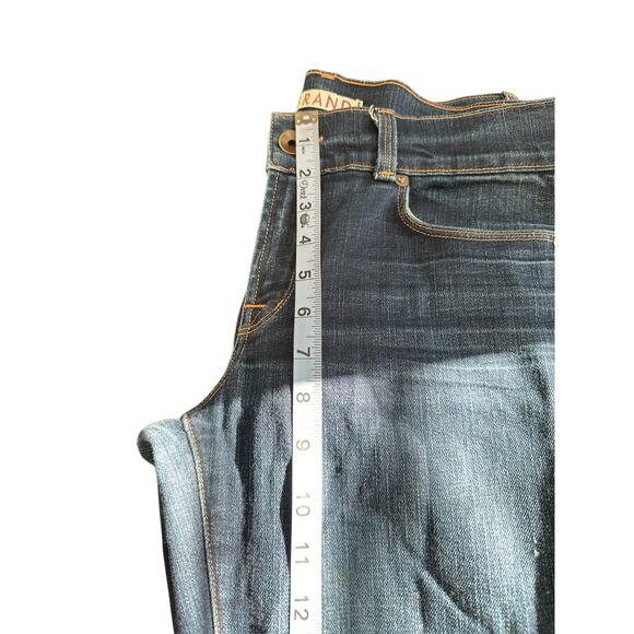 J Brand Dark Wash Slim Fit Mid Rise Hutton Boot Leg Jean Size 27 Style 819C012 - Picture 10 of 11